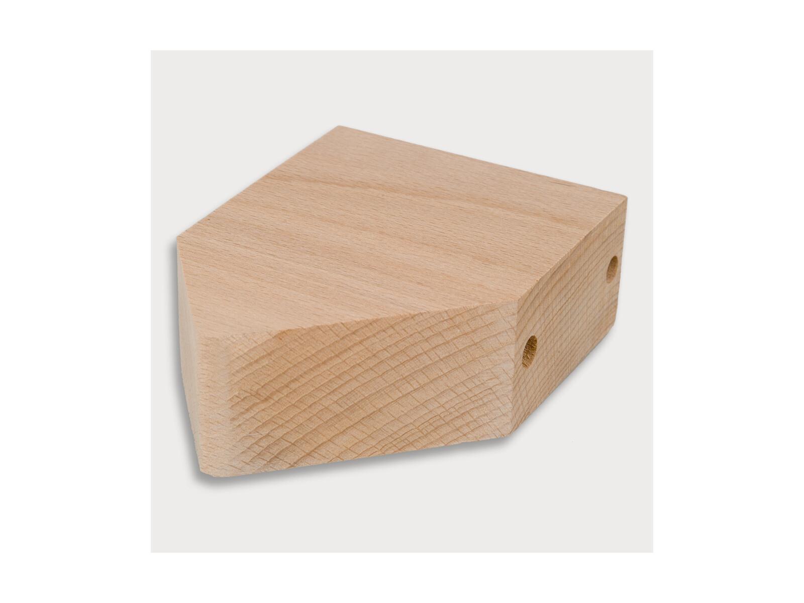 Distanzschräge, unlackiert, K004 aus Holz 12,4 cm