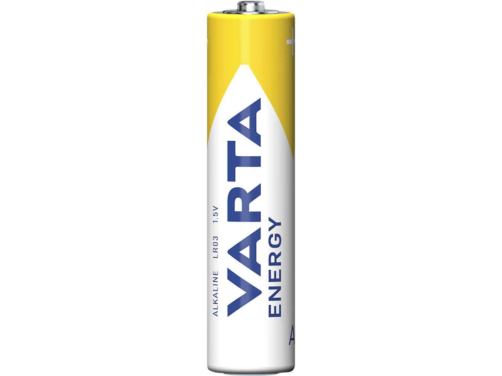 Micro-Batterie VARTA ''Energy'' Alkaline, Typ AAA, LR06, 1,5V, 10er Pack