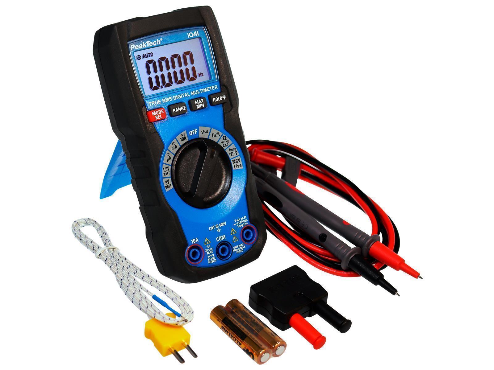 Digital Multimeter PeakTech ''P1041'', 4000 Counts, TrueRMS, Auto- Bereichswahl