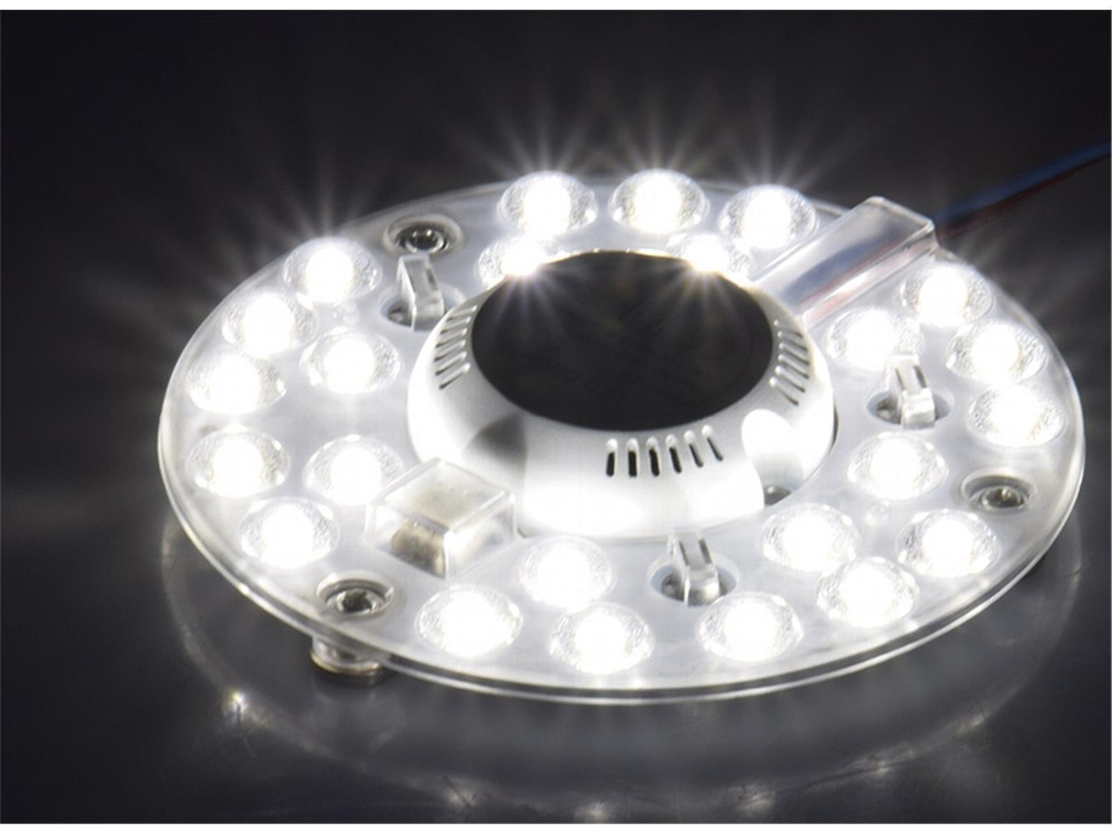 LED Umrüstmodul "UM24nw" für LeuchtenØ180mm, 24W, 2700lm, 4000K, Magnethalter
