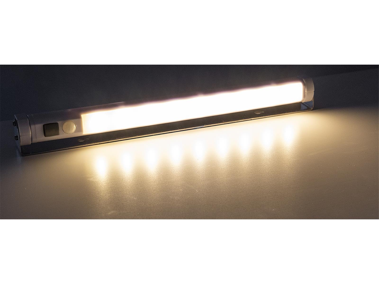 LED Unterbauleuchte mit BewegungsmelderBatteriebet., 9 SMD LEDs, 80lm, warmweiß