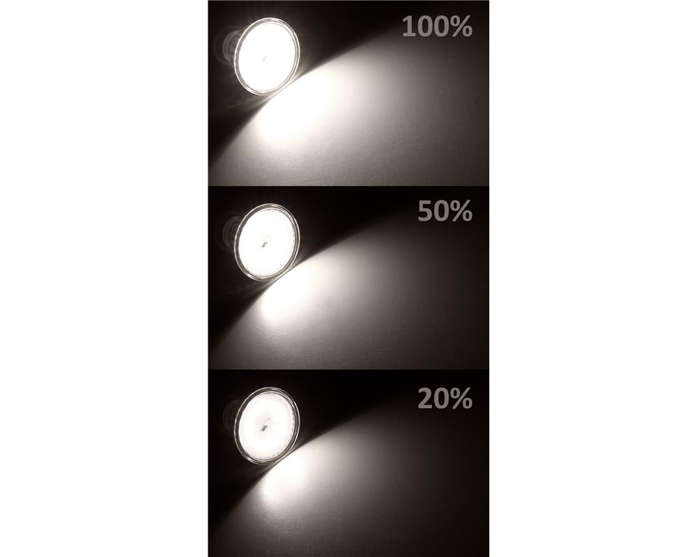 LED-Strahler McShine ''LS-450'' GU10, 5,5W, 470lm, warmweiß, step dimmbar 100/50/20%