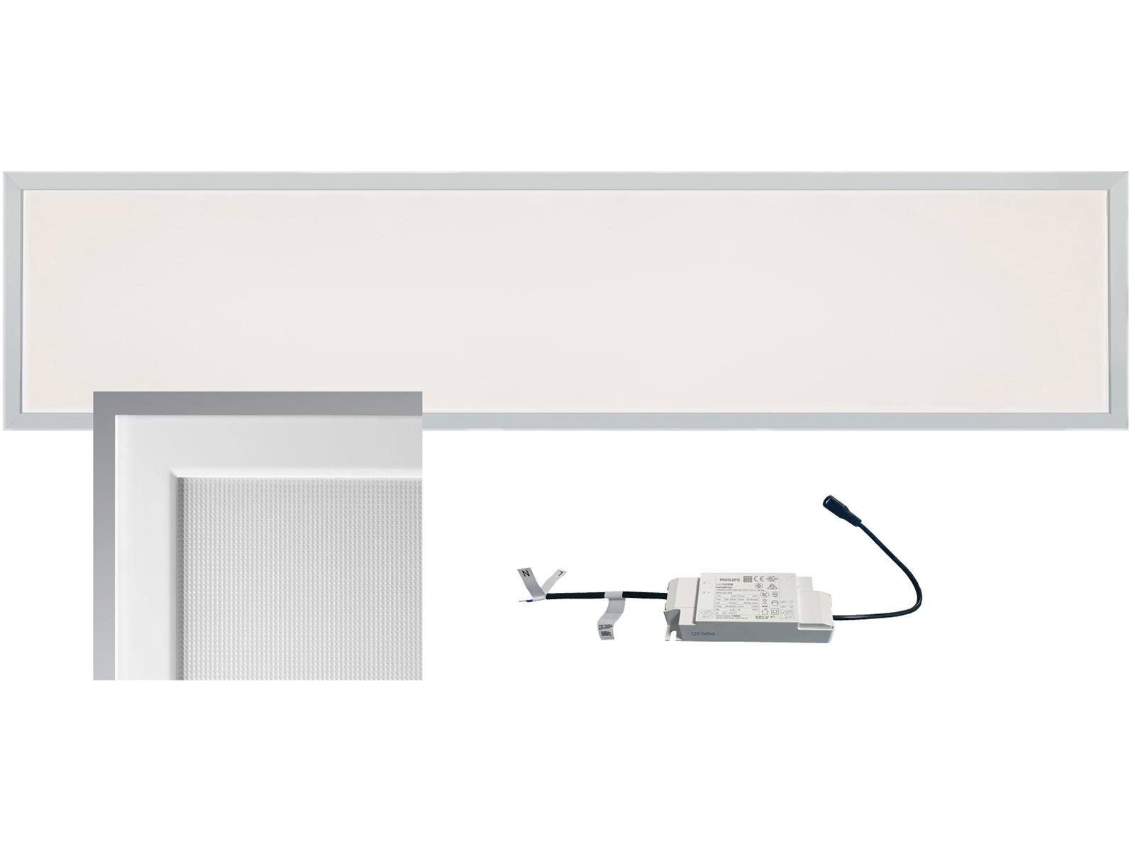 LED Licht-Panel "CTP-120 Office" warmweiß 30x120cm, 3000K, 40W, 3750lm, UGR16