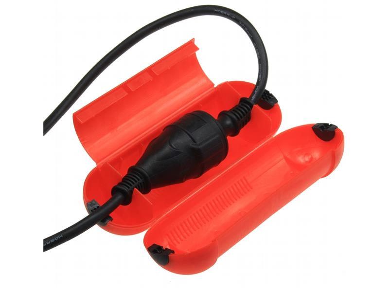 Sicherheits-Schutzbox 3er SET  für Kabel, IP44 205 x Ø 68mm, rot