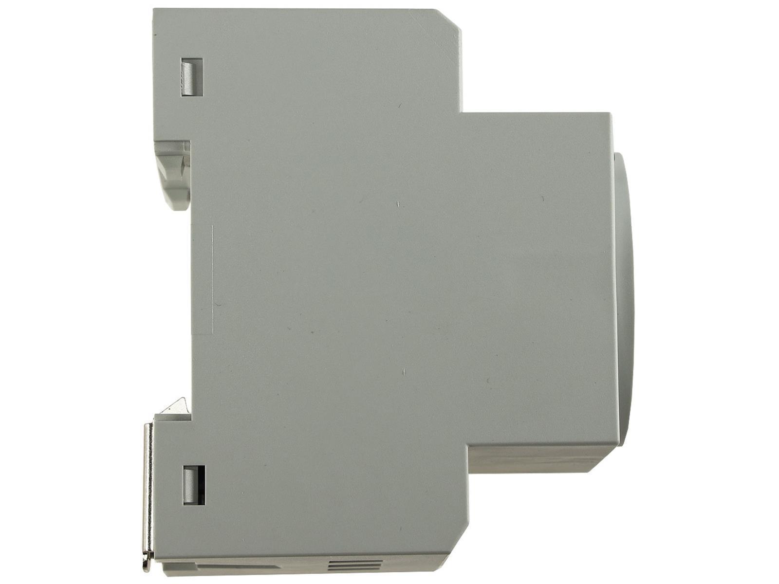 Schutzkontakt-Steckdose für Hutschienemit LED, 230V, 16A, VDE