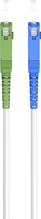 Glasfaserkabel (FTTH), Singlemode (OS2) White, (Simplex), 10 m