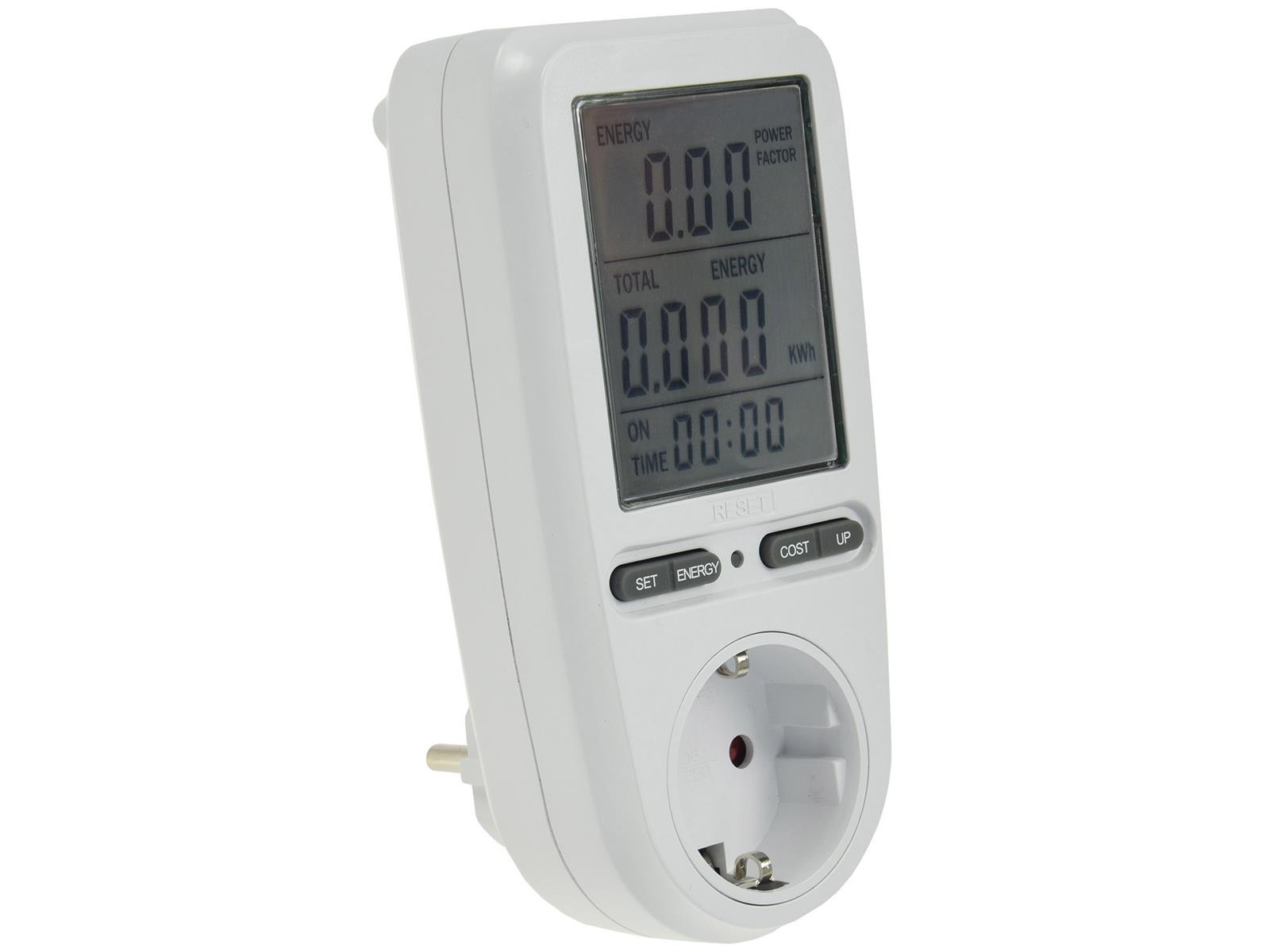 Energiekosten-Messgerät "CTM-808 Pro"LC-Display, Messung bis zu 3680W