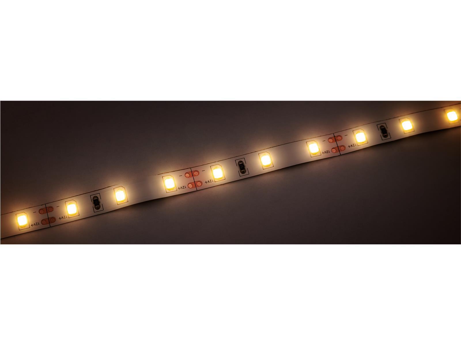 LED-Stripe McShine, 2m, warmweiß, 120LEDs, 2400lm, 12V/9,6W, IP20