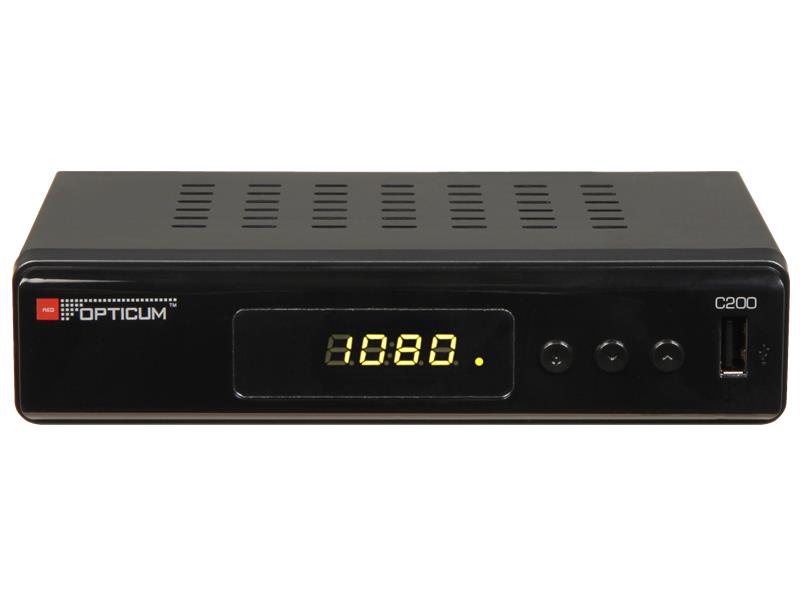 HD DVB-C Receiver in Full HD 1080p, USB 2.0, HDMI, SCART, Koaxial