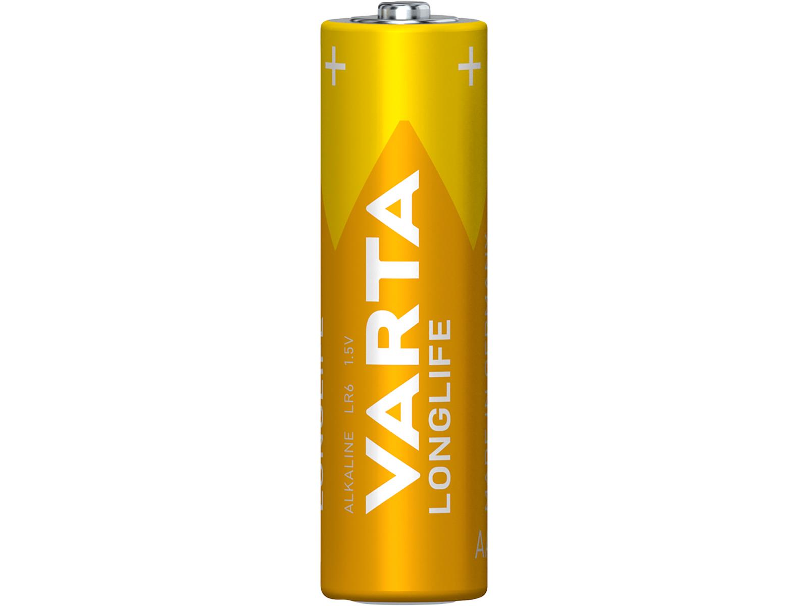 Mignon-Batterie VARTA ''Longlife'' Alkaline, Typ AA, LR06, 1,5V, 24er Pack