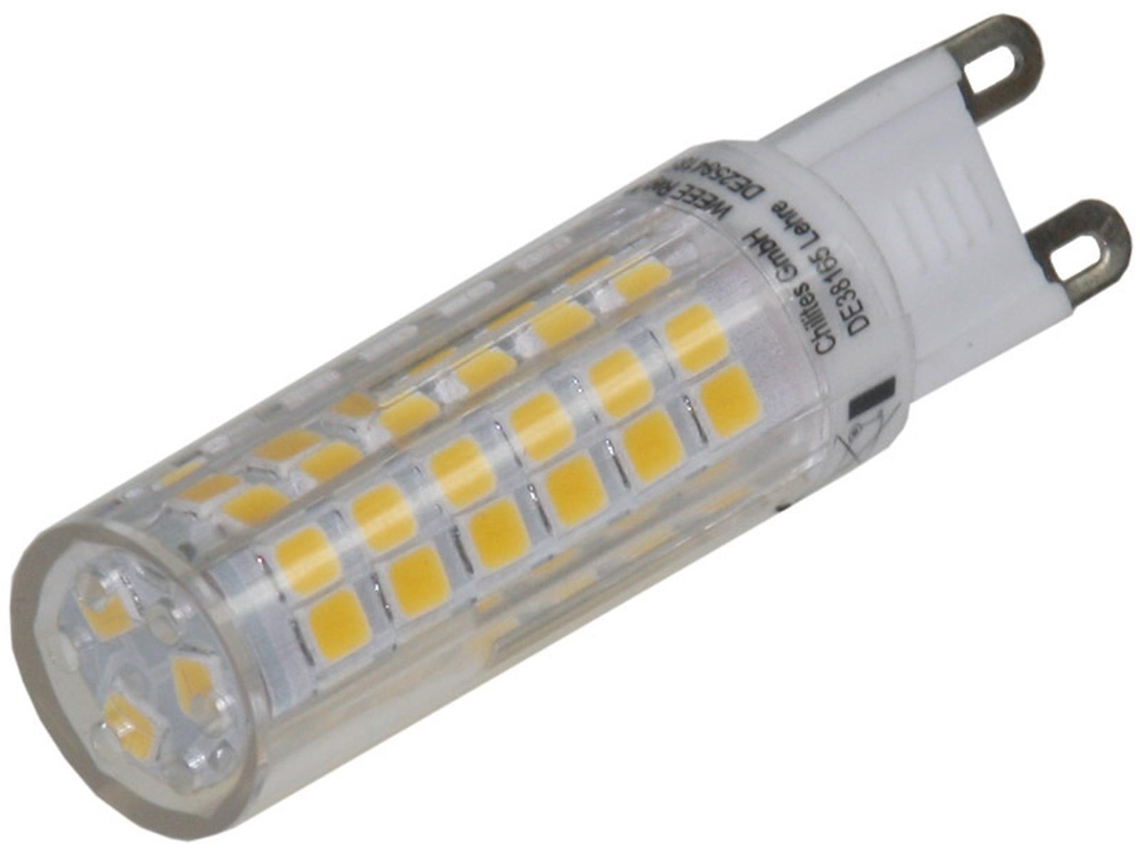 LED Stiftsockel G9, 6W, 590lm3000k, 330°, 230V, warmweiß