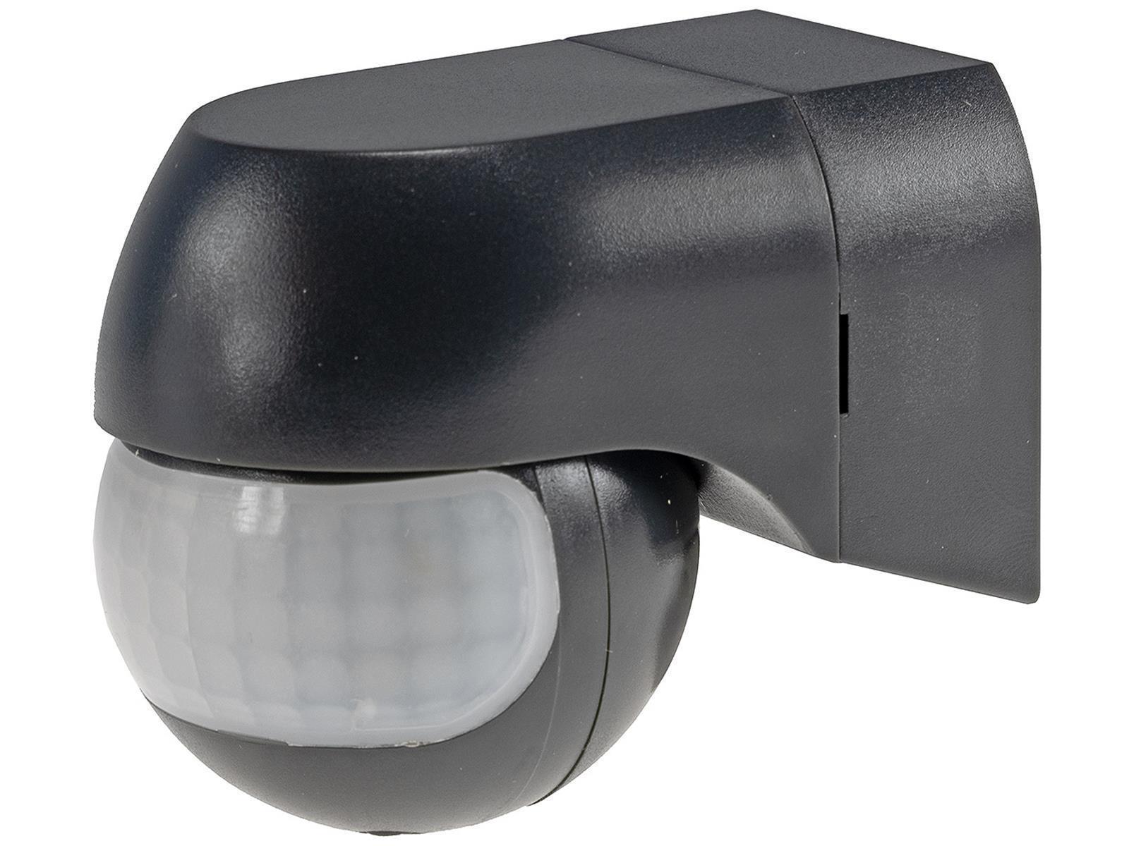 Aufputz Bewegungsmelder "CBM-Slim" 180° LED geeignet, IP44, 1-800W, anthrazit