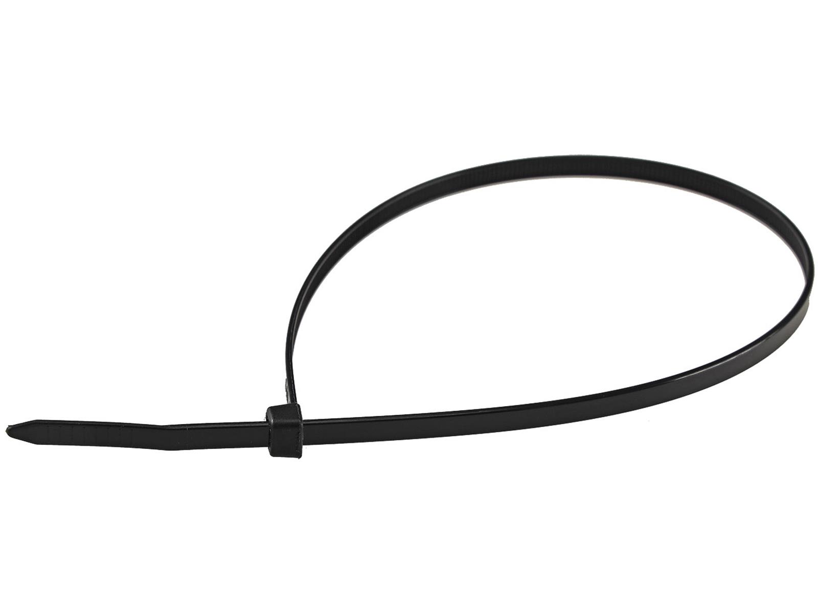 Kabelbinder 370mm x 4,8mm, schwarz100er Pack, hohe Zugkraft, UV fest