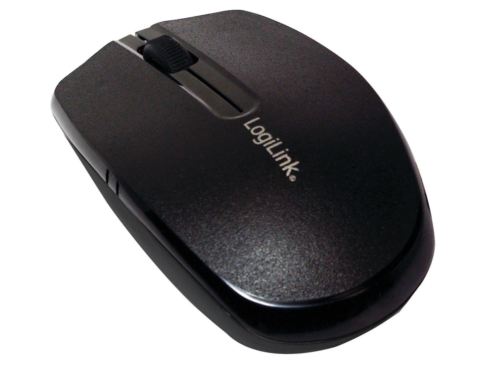 Maus, Wireless 2,4G Mouse, Optisch, schwarz