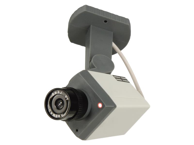 Dummy-Kamera ''SKA-98'', Bewegungsmelder, Schwenk-Funktion, LED, Batteriebetrieb