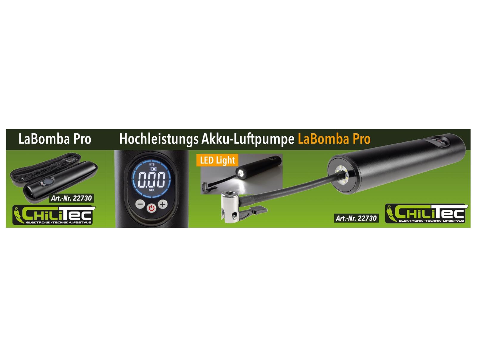 Hochleistungs Luftpumpe "LaBomba Pro" Hochleistungs Luftpumpe "LaBomba Pro"