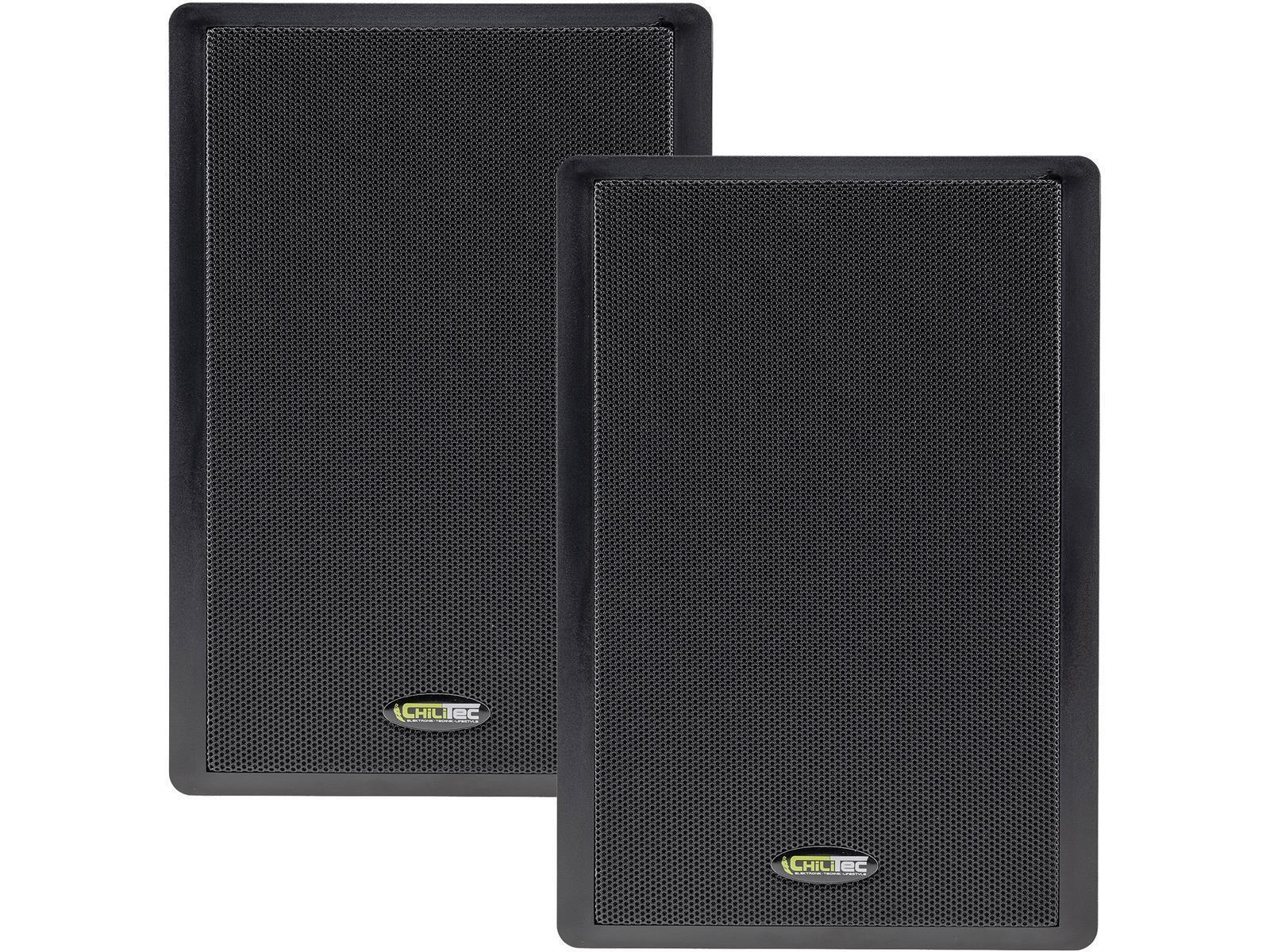 Flatpanel-Lautsprecher, 40W, schwarzSurround, 4 Ohm, 86dB, 2-Wege, Paar Flatpanel-Lautsprecher, 40W, schwarzSurround, 4 Ohm, 86dB, 2-Wege, Paar