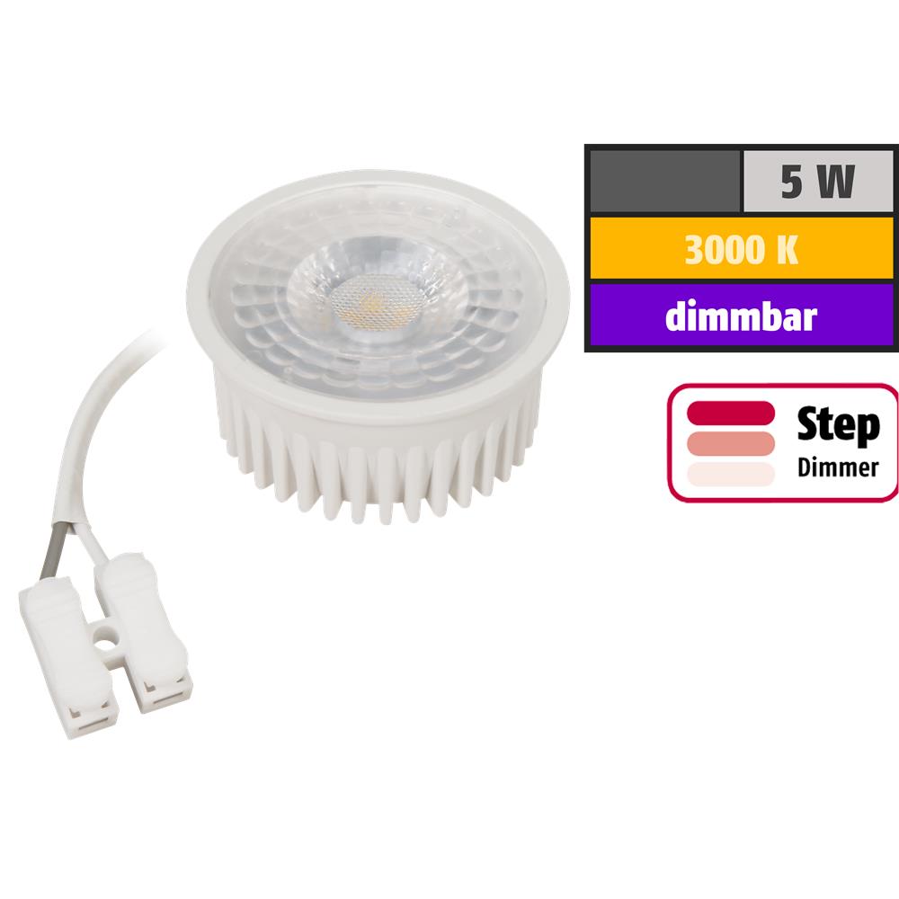 LED-Modul McShine ''MCOB'' 5W, 400lm, 230V, 50x25mm, warmweiß, 3000K, step-dimmbar