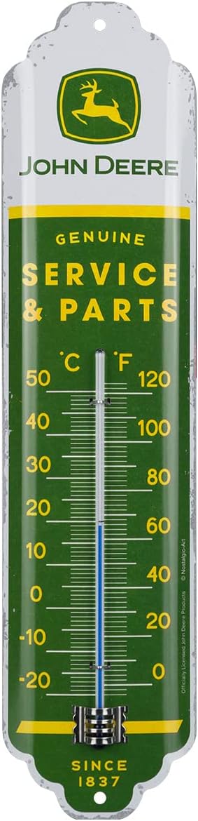 Thermometer John Deere - Service & Parts Retro Look