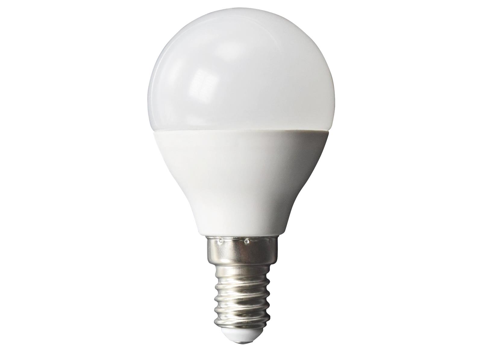 LED Tropfenlampe McShine, E14, 6W, 480lm, 160°, 3000K, warmweiß, Ø45x78mm