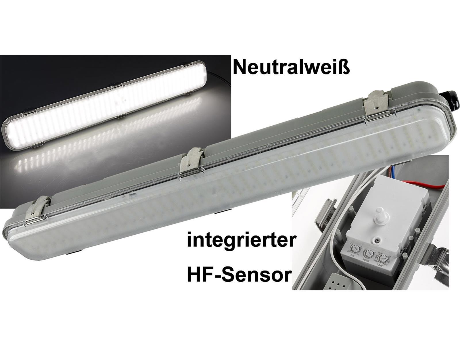 LED Deckenleuchte "HORTA", IP65 18W, 1562lm, 4000K, HF-Bewegungsmelder