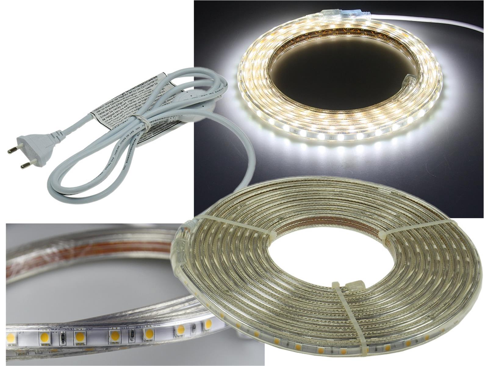 LED-Stripe "Ultra-Bright" 230V, 5,0m630 Lumen/Meter, weiß