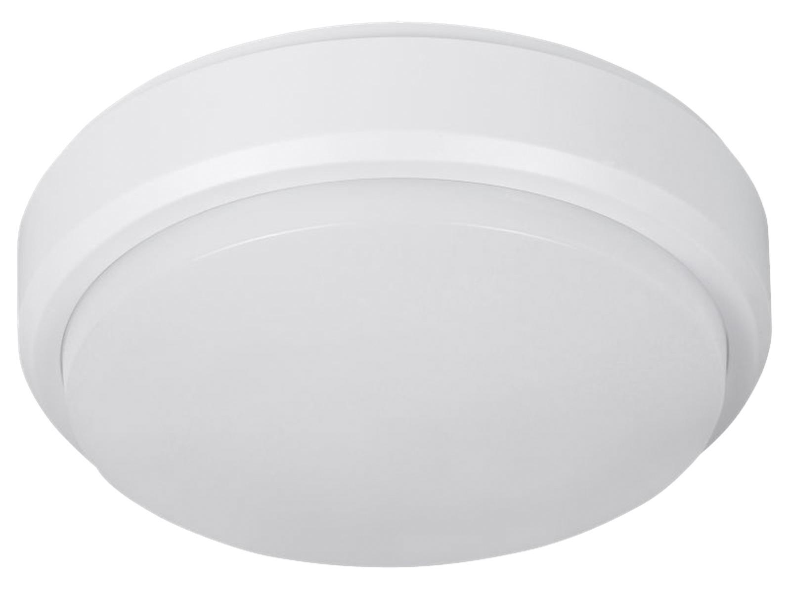 LED-Feuchtraumleuchte Rund IP54, 550lm, 4000K, 8W, 176x50mm, neutralweiß