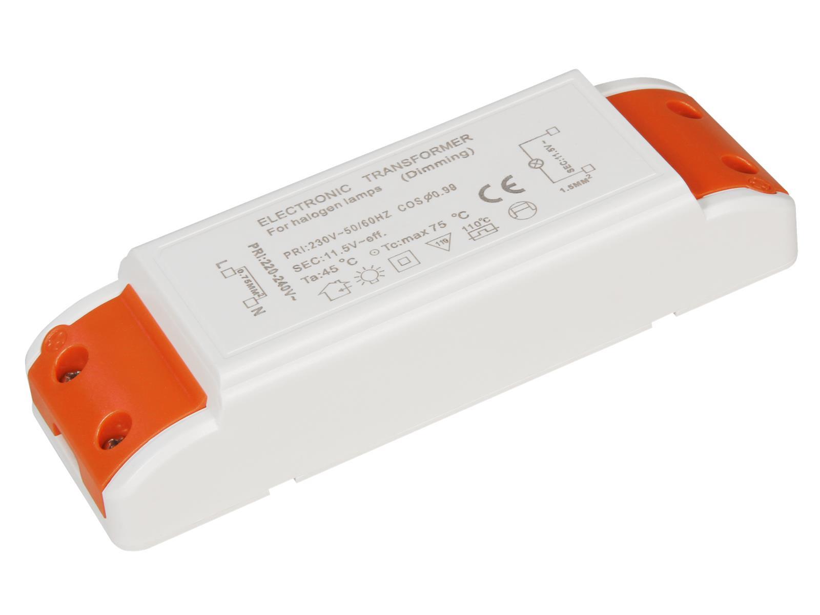 Elektronischer Halogen-Trafo McShine, 10-105W, 230V -> 12V, dimmbar