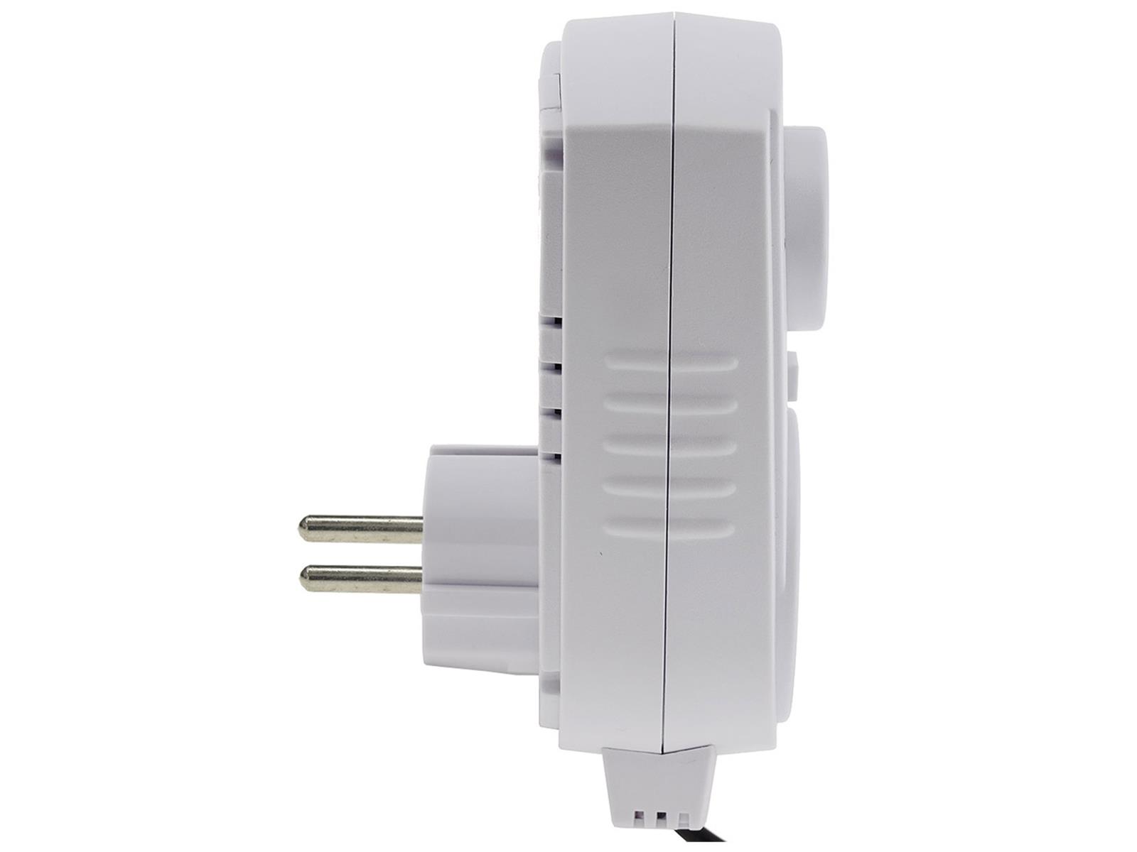 Steckdosen-Thermostat "ST-50" ana EXT5-30°C, 230V, 2m Kabel + Außenfühler