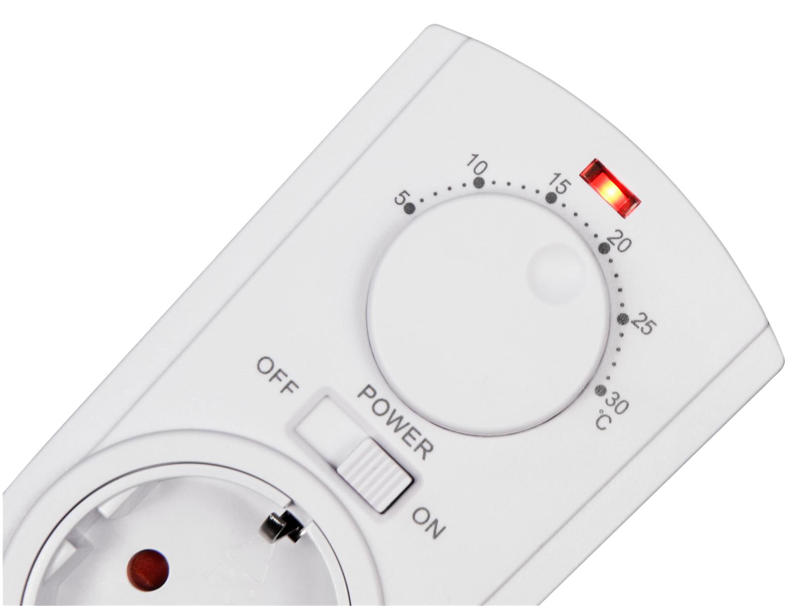 Steckdosen-Thermostat McPower ''TCU-330'' 5-30°C, max. 3500W, 230V