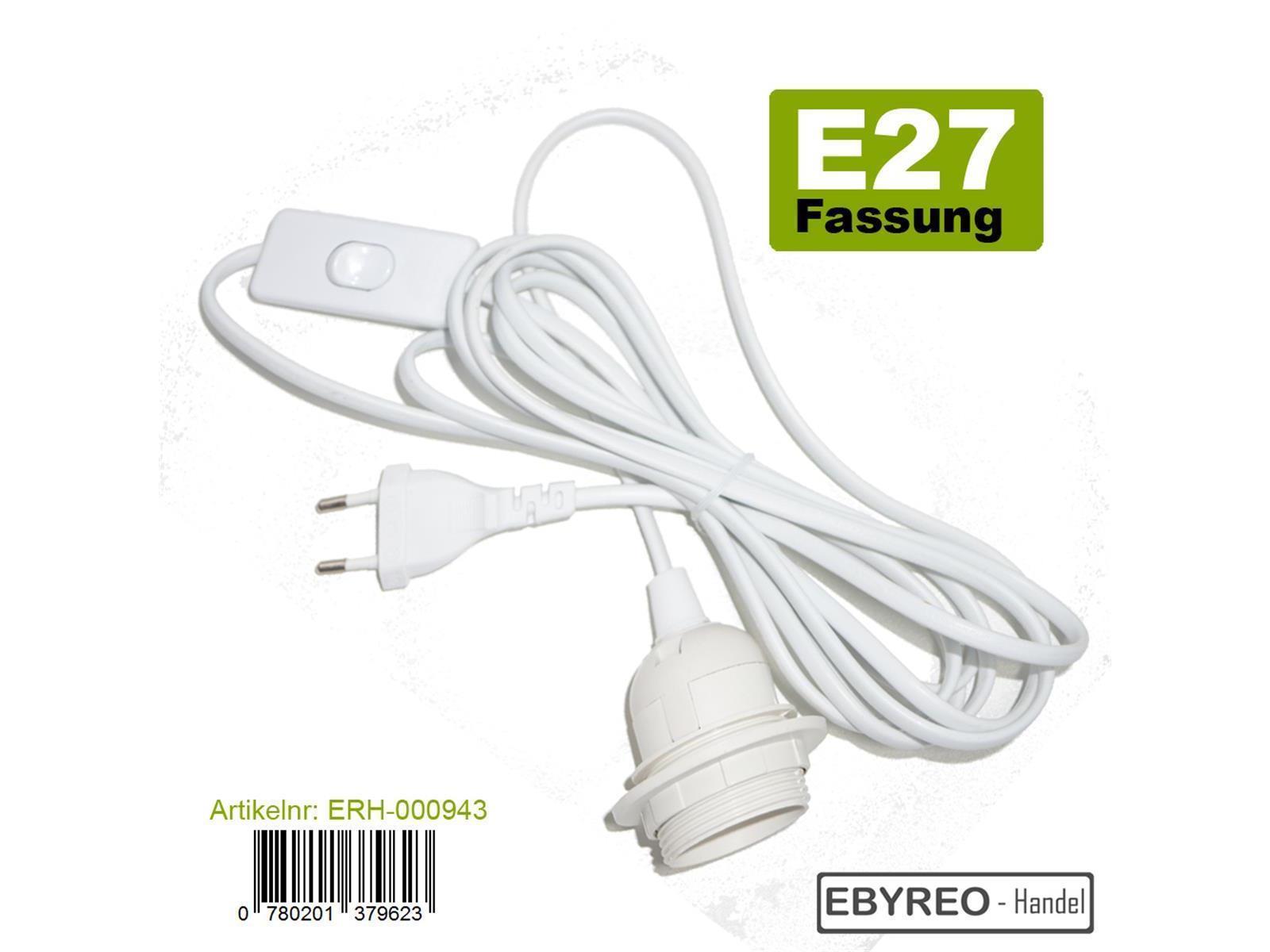EbyReo® - Netzkabel mit Schalter und Fassung E27