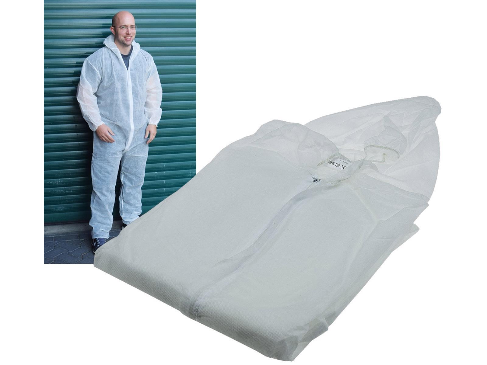 Einweg-Overall aus PP-SpinnfliesGröße L = 176-182cm, Material 40 g/m²