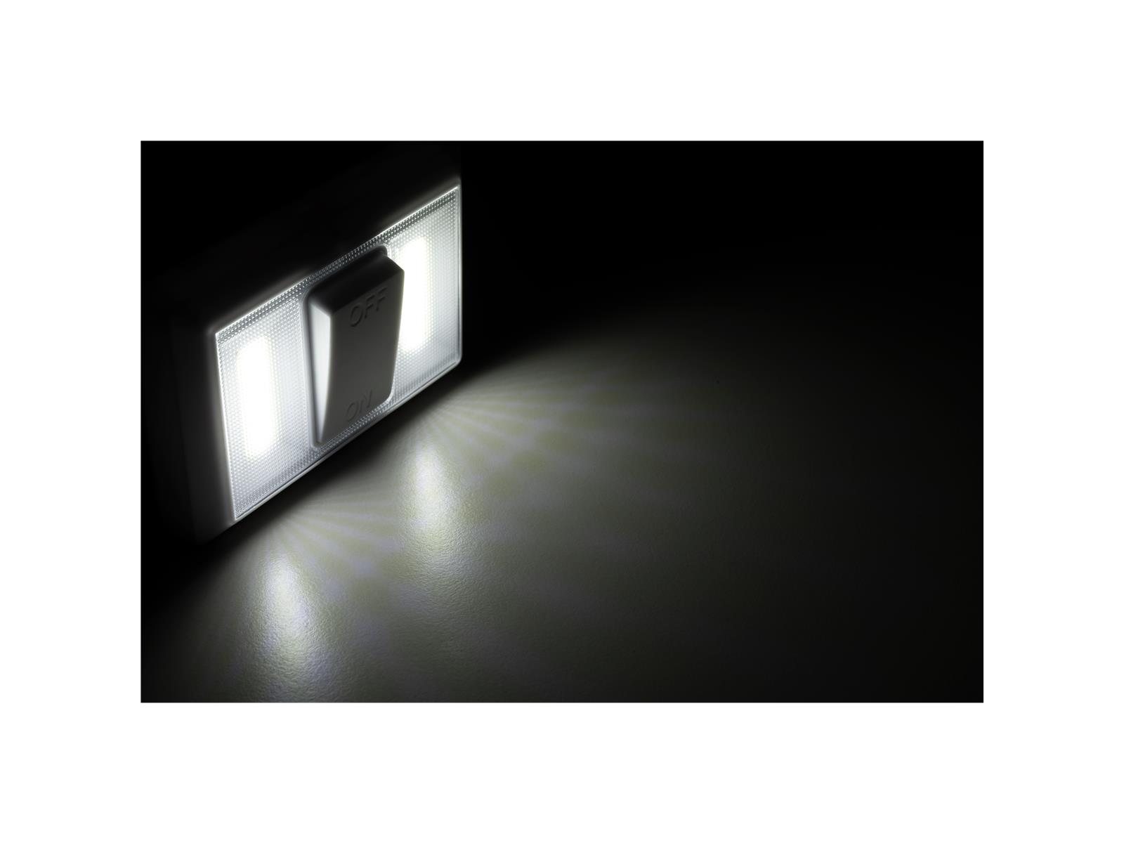 LED-Klebeleuchte McShine ''LK2-COB'' mit Klebefolie und Magnet, 112x74x24mm