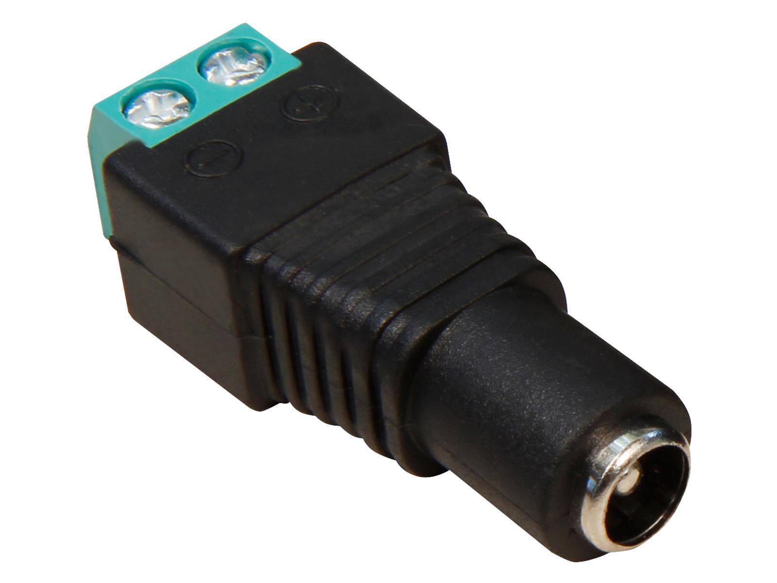 Adapter McPower, DC-Kupplung 5,5x2,1mm und Lüsterklemme