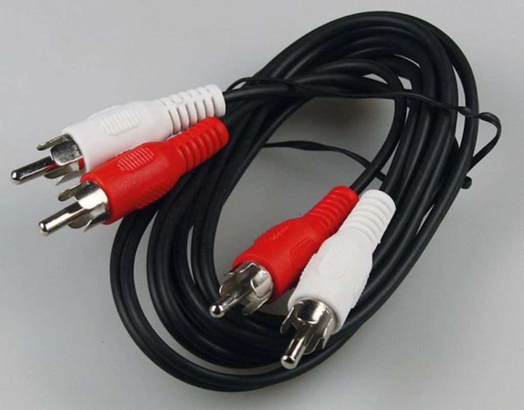 Cinch Verbindungs-Kabel 1,5m 2x Stecker / 2x Stecker, geschirmt