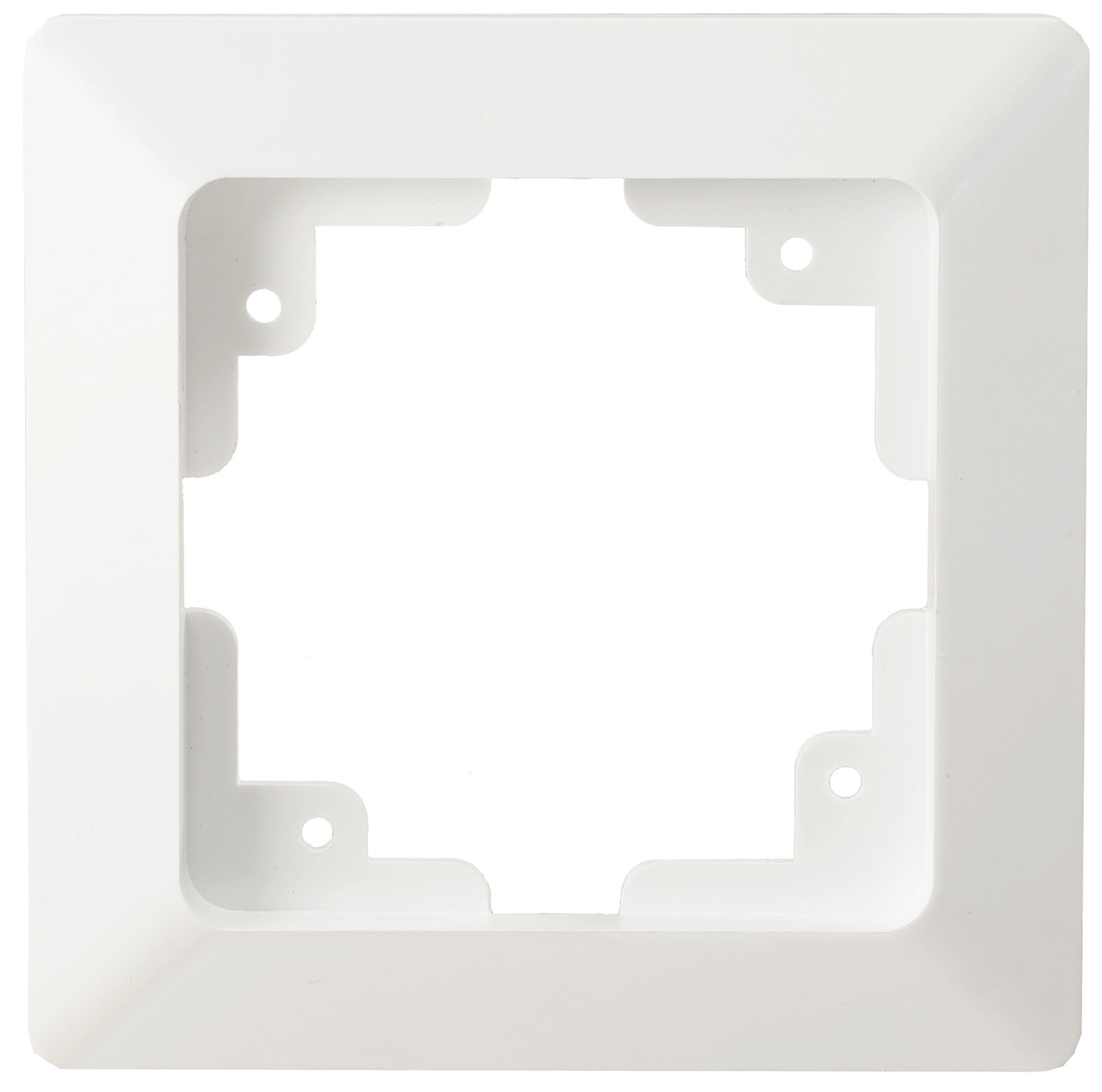 MILOS 1-fach RahmenMatt Weiß