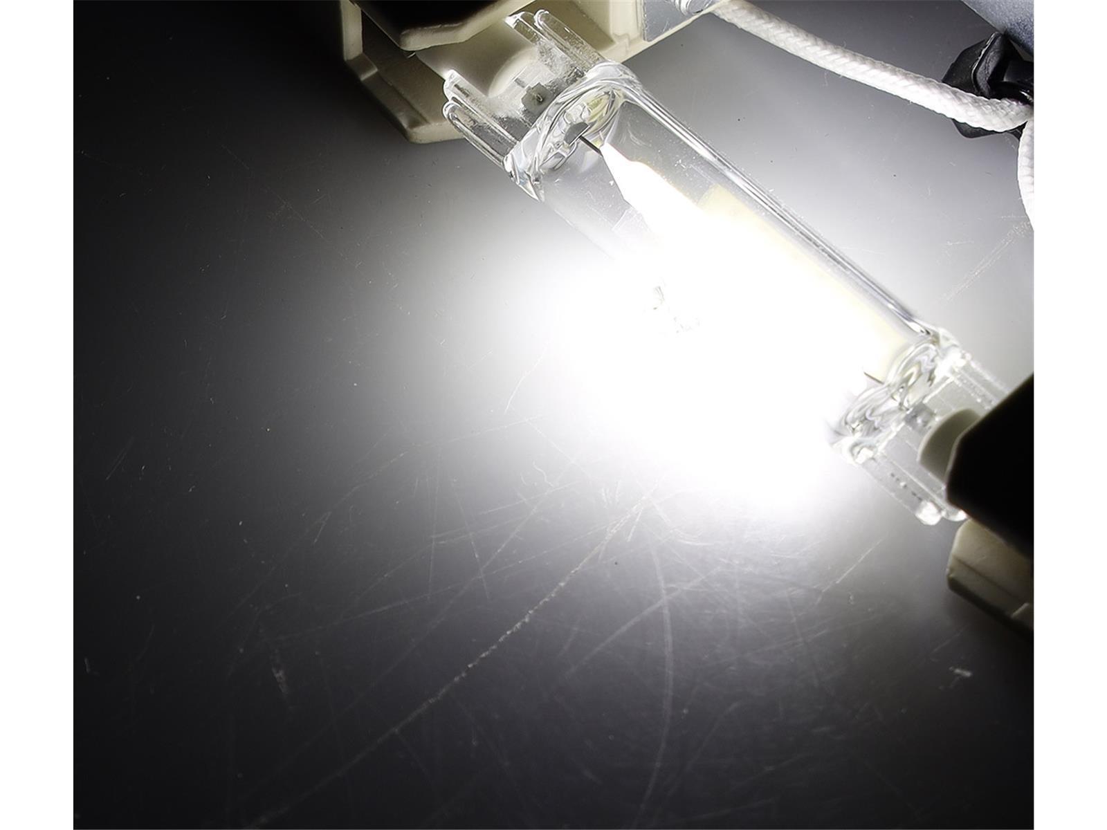 LED Strahler R7s "Glas RS78"360°, 510lm, 78mm, 4000k / neutralweiß