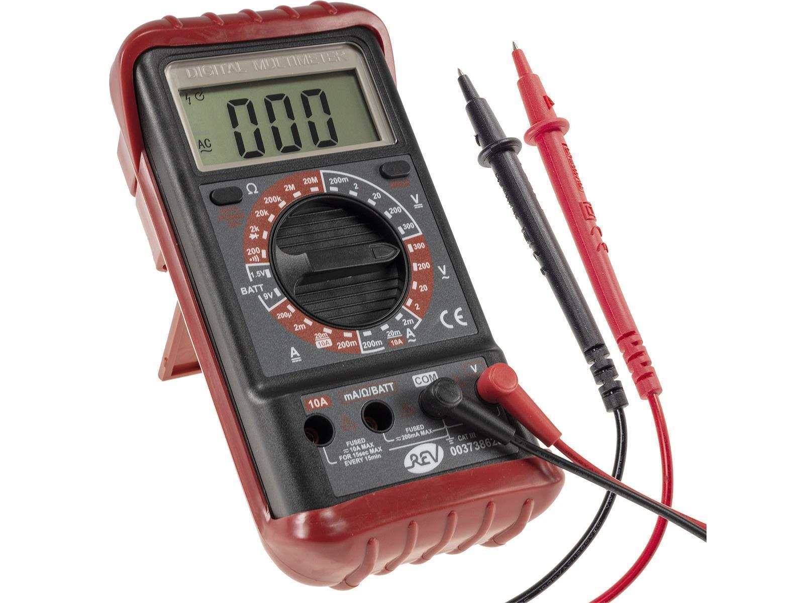 Digital-Multimeter REV "Check-202"mit automatischer Polaritätsanzeige