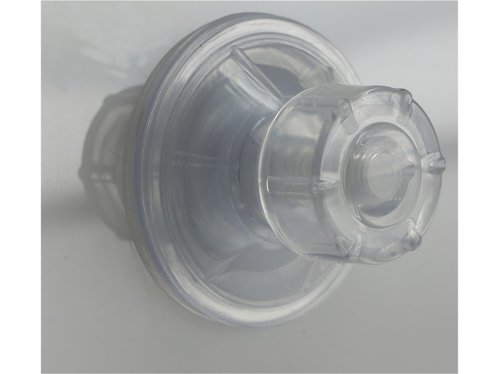 Saugnapf "Fix 47" mit Schraube, rostfrei5er Pack, Kunststoff,transparent, Ø47mm