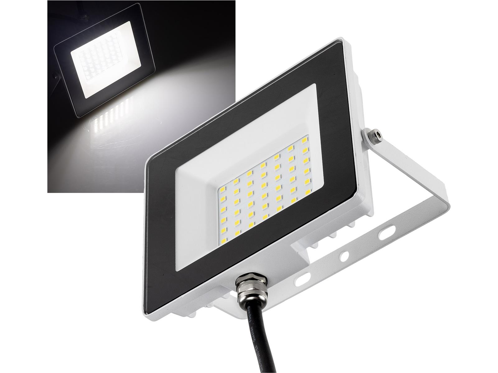 LED-Fluter "CTF-SLW 30" IP65, 30W, 2503lm, 4000K neutralweiß