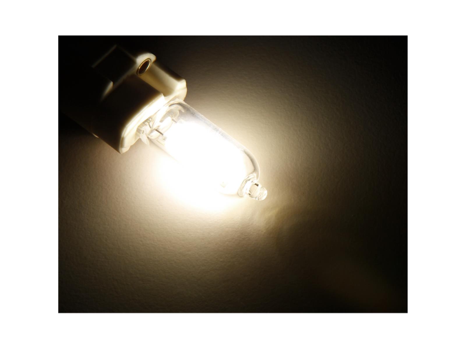 LED-Stiftsockellampe McShine, G9, 4W, 490 lm, warmweiß