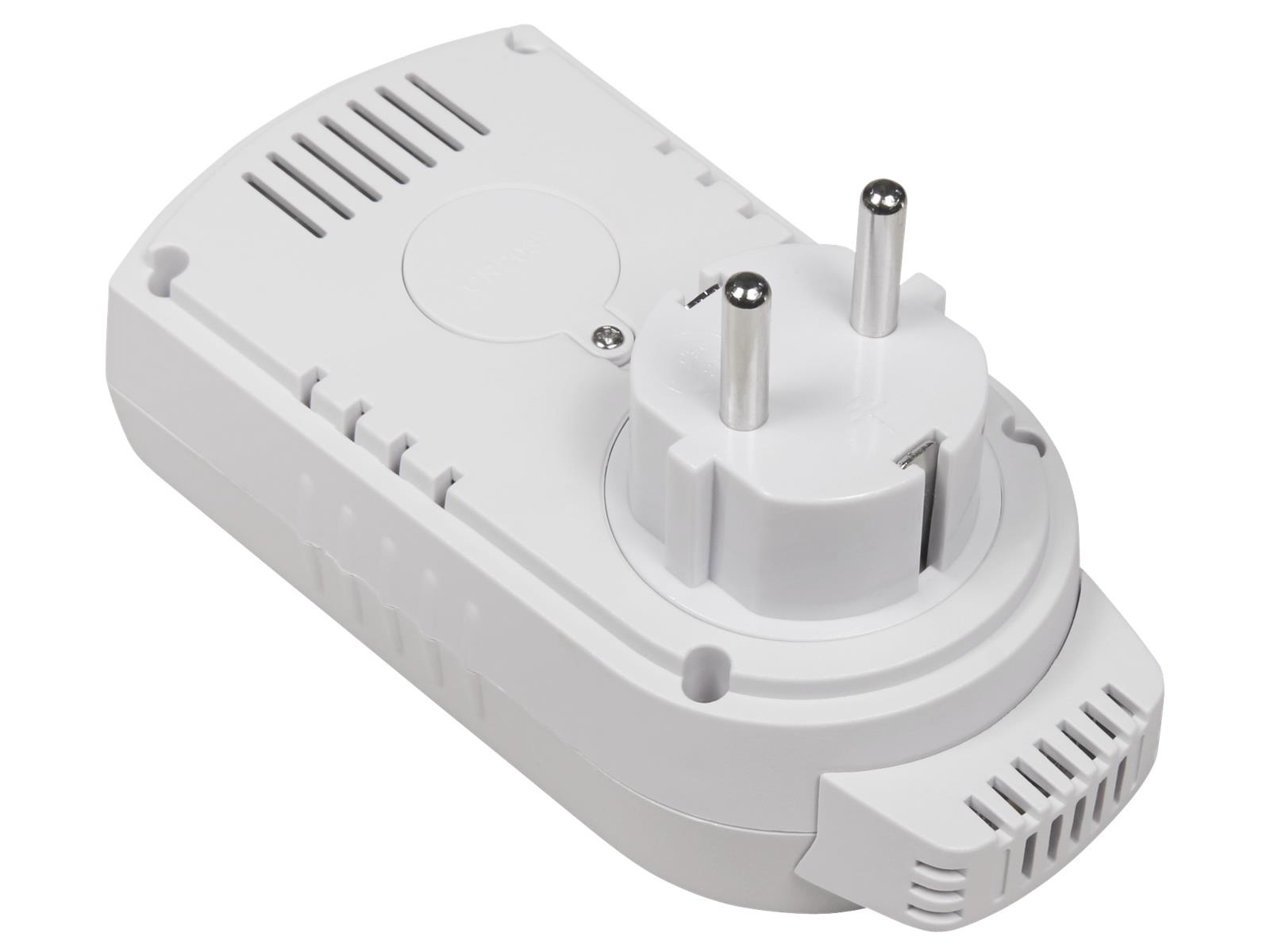 Steckdosen-Thermostat McPower "TCU-530", 5-30 °C, max. 3.680W, 230V/16A, mit Display