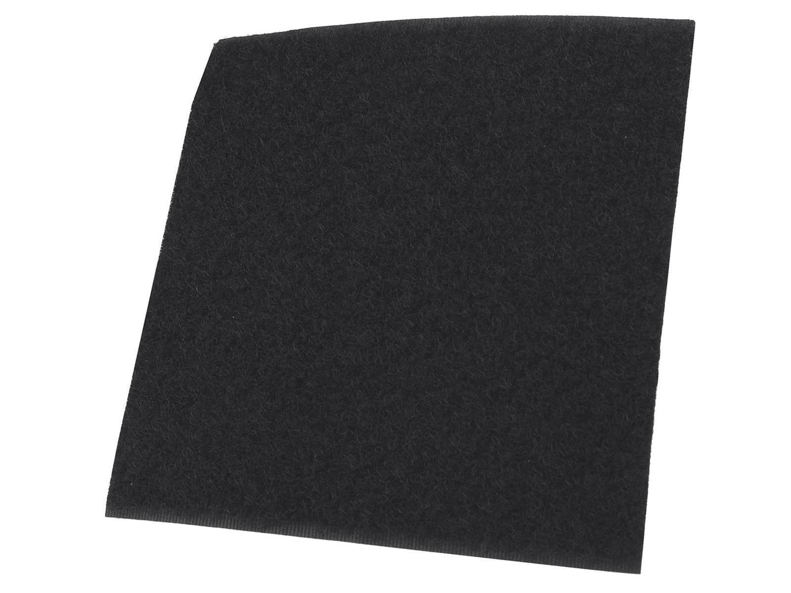 Klett-Pads 10Stück, selbstklebend2-lagig, 10x10cm, schwarz