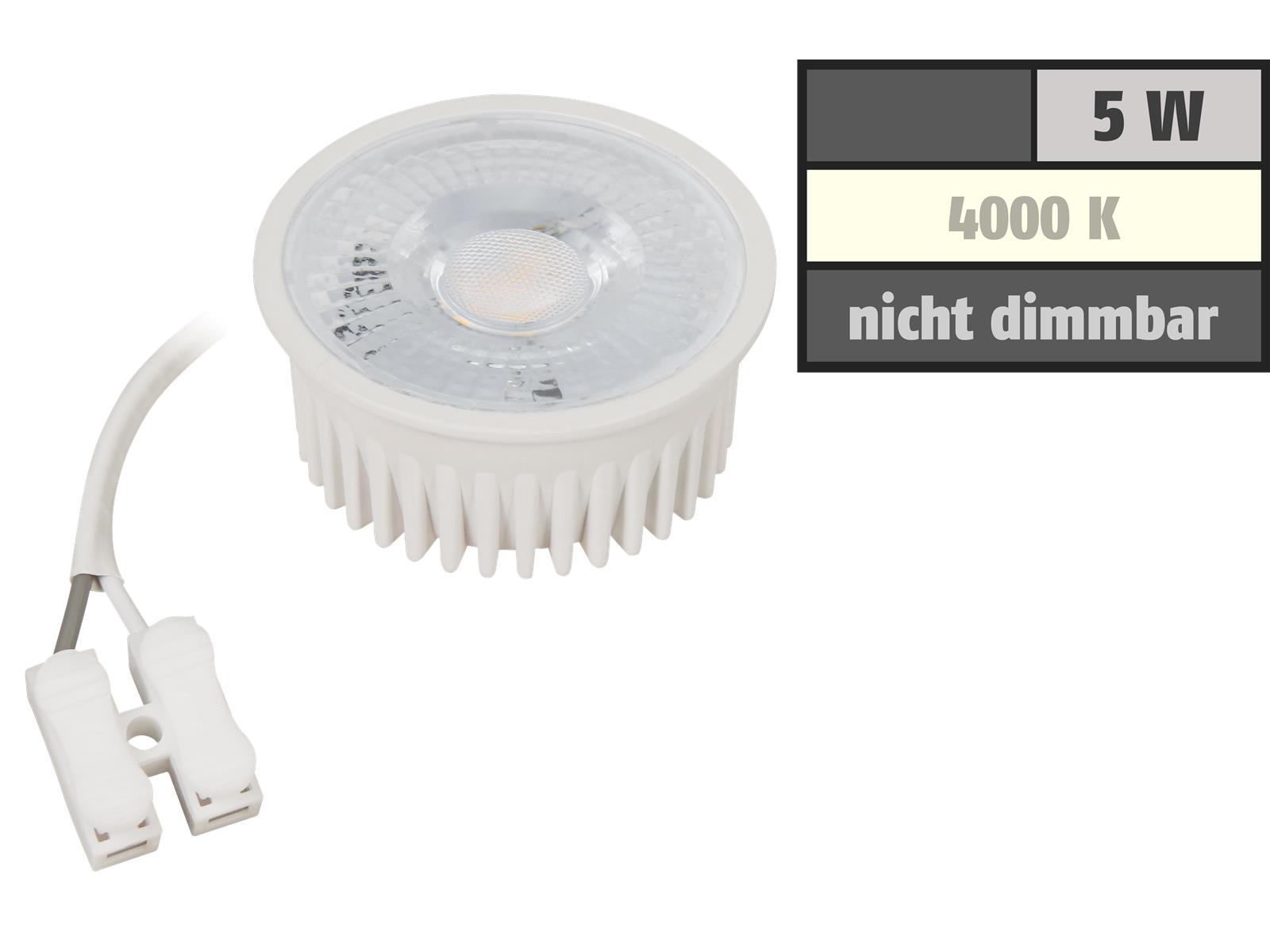 LED-Modul McShine ''MCOB'' 5W, 400 Lumen, 230V, 50x25mm, neutralweiß, 4000K