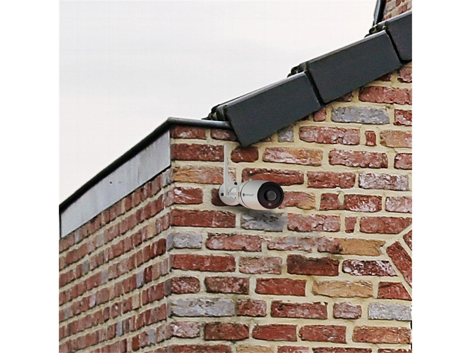 WLAN IP-Kamera IP44 Full HD180°, 1920x1080, für den Außenbereich