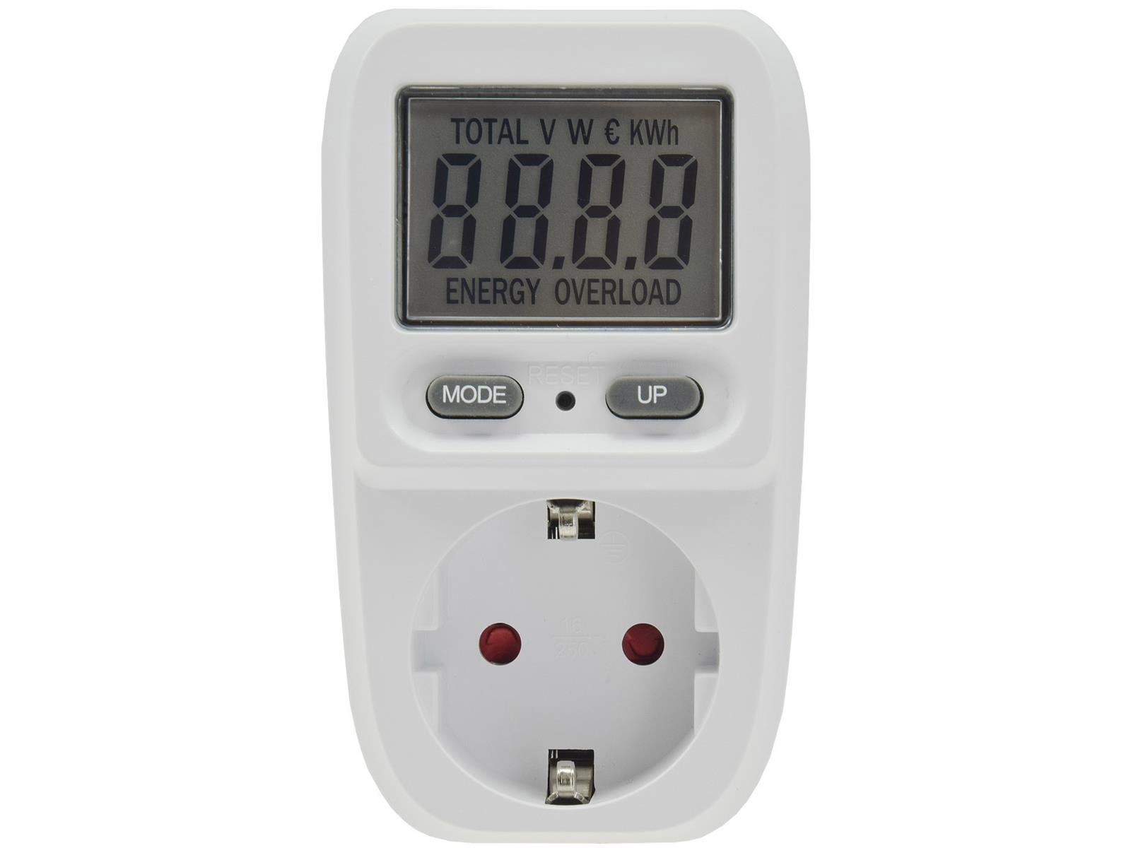 Energiekosten-Messgerät "CTM-807"LC-Display, Messung bis zu 3600W