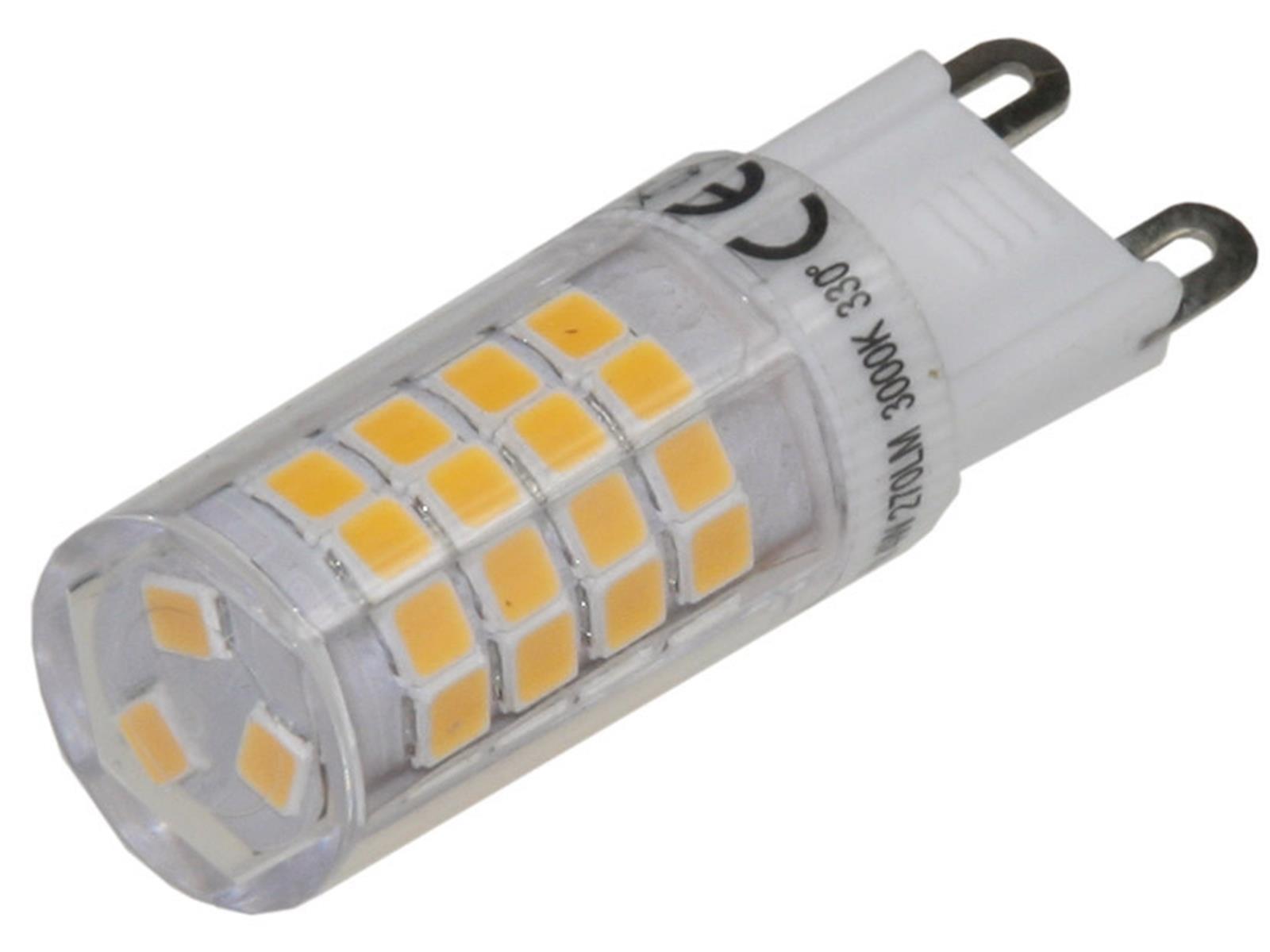 LED Stiftsockel G9, 4W, 330lm3000k, 240°, 230V, warmweiß