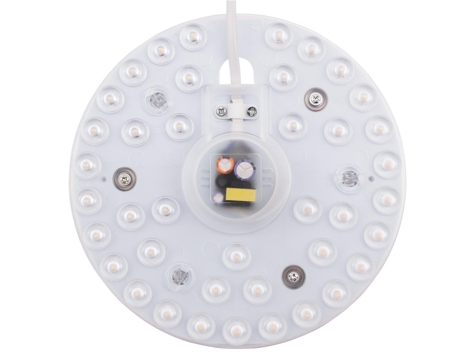 LED-Modul McShine, Umrüstsatz mit Magnethalterung, Ø18cm, 20W, 1800lm, 3000K