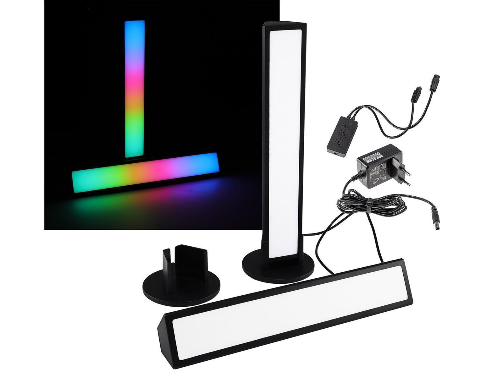 LED Lichtsäule "Smart Lightbar" 2er-Setdynamische RGB Funktionen, Bluetooth