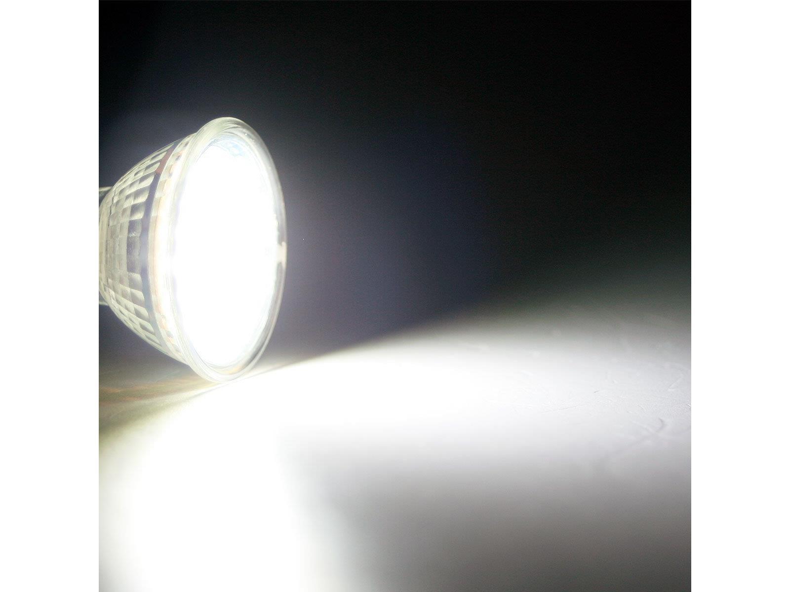 LED Strahler GU10 "H20 SMD" 30 SMD LEDs 6000K 1,3 Watt weiß